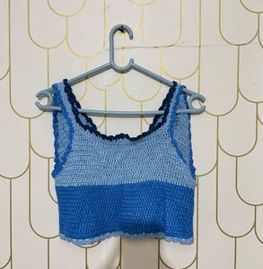New Woollen Crop Top