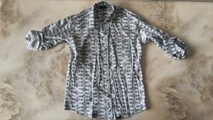 Patterned Long Sleeve Shirt