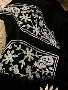 Embroidered Black Tunic…