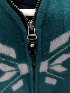 WOMENS NEW Green  Hooded Knit Jacket