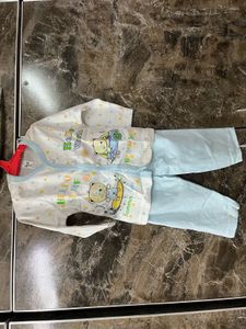 Dots New Born Full Sleeves Set ( Size:-Medium)