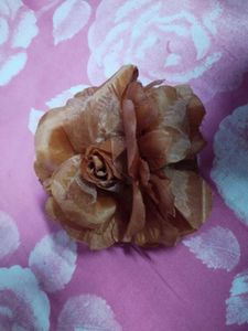 Cute brown color Floral big size Hair Clip