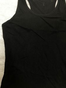 Cotton Tank Top Black