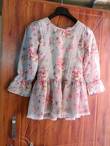 Floral Girls Top