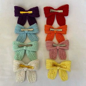 Cute Crochet Hair Bows Random 1 clip