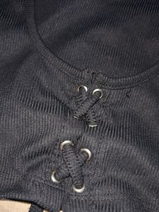 LITTLEBOX Black Crop Top for the hawt baddies