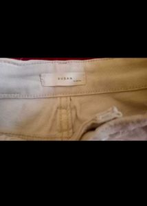 White Straight Leg Jeans