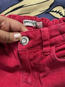 Pink Corduroy Pants