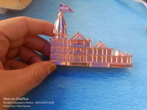 Ram Mandir Car Dashboard Piece