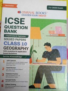 Icse Question Bank Class 10th Geography 2025