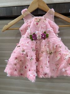 Cute Pink Flower Dress