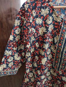 Floral Print Kurta