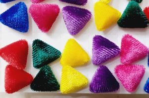 Offer...New Velvet Shining Work Stud Earrings 12 S