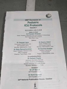 Pediatric ICU Protocols Vol 1