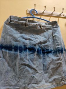 Blue Mini Skirt