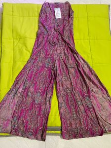Aarke Ritu KumarGeometric Print Round-Neck Jumpsui