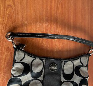 vintage coach signature canvas Demi bag