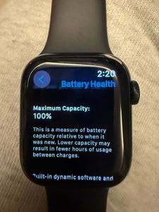 Apple Watch Series 7 (41mm- Aluminium)-100% HEALTH