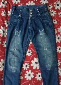Rough Ripped  Jeans