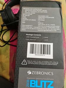 Zebronics Blitz Headphone