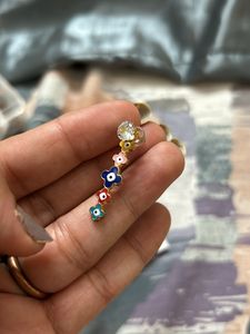 Sale! Cute Korean Style Multicolour Evil-Eye Earin