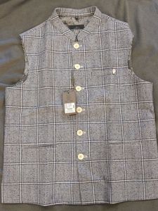 XXL Black &amp; White Nehru Jacket