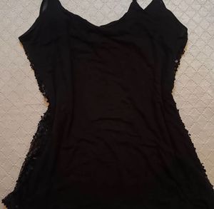 Sparkly Black Tank Top