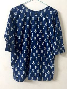 Blue Short Kurti