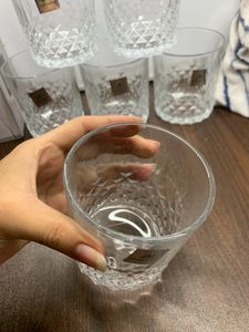 300ml Diamond Whiskey Glass Set Of 6