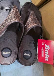 Sparkly Bata Flip Flops