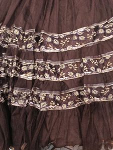 Elegant Brown Ethnic Gown