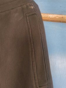Corduroy striped Black Baggy