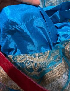 Lehenga With Long Choli And Dupatta