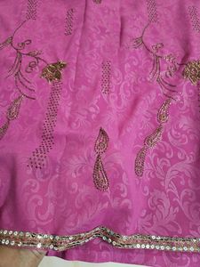 Rani Pink Saree