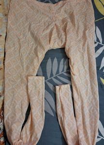 Orange Chudidar Salwar Suit