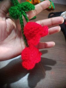 Red Rose Keychain