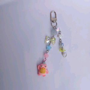 Psyduck Charm Keychain