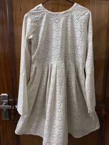 Trendy off white dress