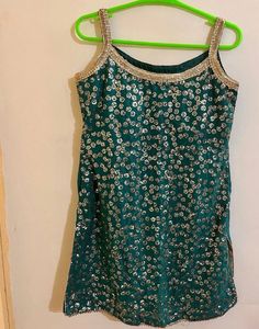Teal Sharara Set (Size Adjustible)