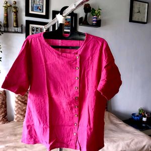 🛍️Pink Button-Down Top⭐⭐⭐⭐⭐
