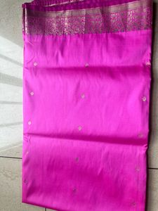 Pink Light Weight Silk Saree