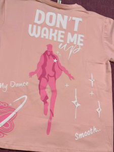 J.Square Women Graphic Print Oversiz Cotton Tshirt