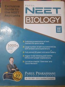 NEET Biology Volume 2, 20 Years Solved Entrance Qs