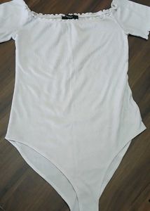 Forever 21 White Bodysuit