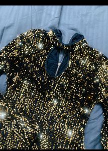SheIn Full Sleeevs Sequin Dress