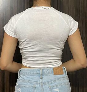 White Bonkers Baby Tee
