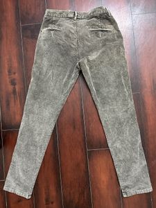 grey/ black Corduroy Pants