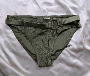 Green Floral Bikini pnty