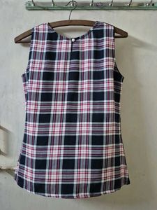 Checks Women Top.