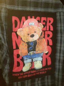 Patch Work Loose Fit Shirt